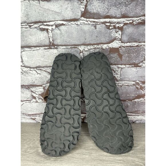 Betula Birkenstock Gizeh Brown Leather Cork Thong Sandals Women Sz 38EU/7.5M US - Picture 12 of 16